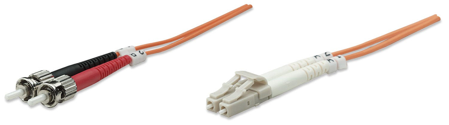 Intellinet glasvezelkabel LC/ST multimode OM1, 3 meter, oranje