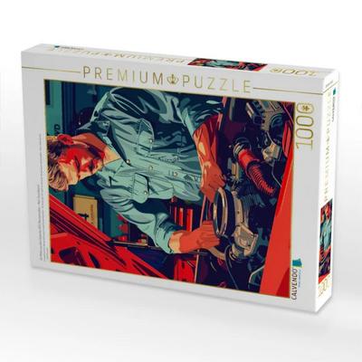 CALVENDO Puzzle Ein Motiv aus dem Kalender KFZ-Mechatroniker - Mein Traumberuf | 1000 Teile Lege-Größe 64x48cm Foto-Puzzle für glückliche Stunden