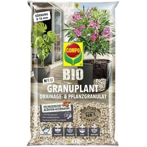 Compo Pflanzsubstrat Bio Granuplant, 10 Liter, für Zimmer-, Kübelpflanzen und Hydrokulturen, Bio