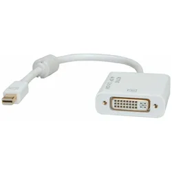 Roline Mini DisplayPort to DVI, Video Adapter, Weiss