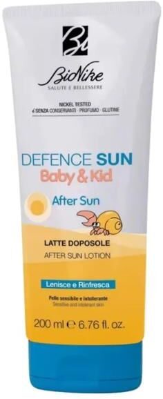 Bionike Baby&Kid Latte Fluido Doposole Lenitivo e Idratante Per Bambini 200 ml