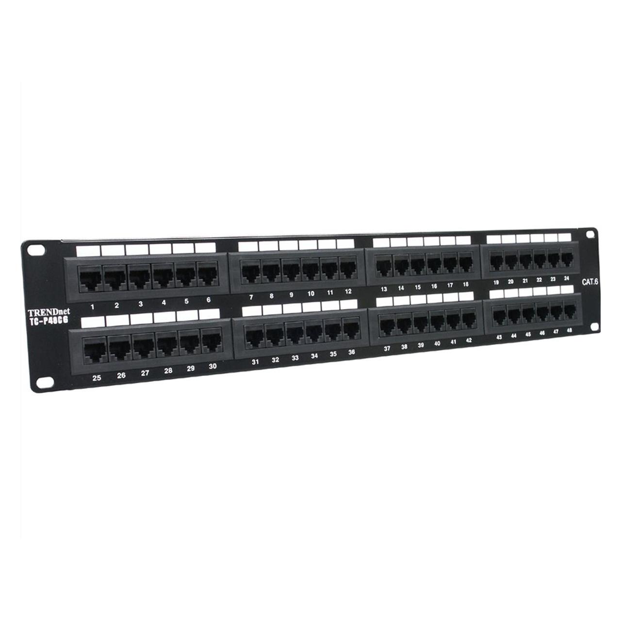 Trendnet Patchpanel Cat.6 / Class E (TC-P48C6)