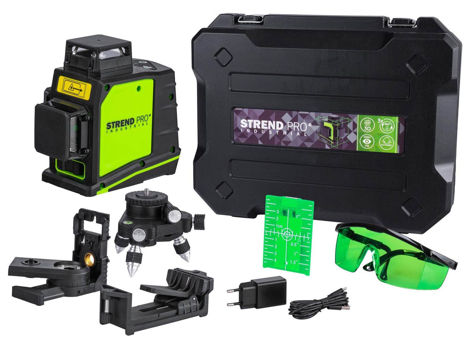 Strend Pro Industrial GF360G 3D Laser, Groen
