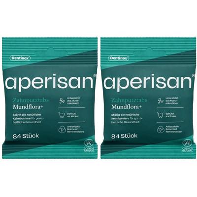 Aperisan Zahnputztabs Mundflora+ x2 2x84 St Kautabletten
