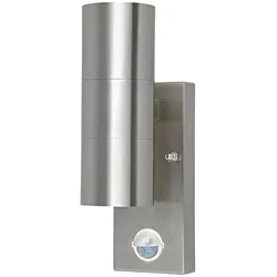 Außen Leuchte Fassaden UP DOWN Strahler Terrassen Sensor Wand Lampe  im Set inkl. LED Leuchtmittel 103200