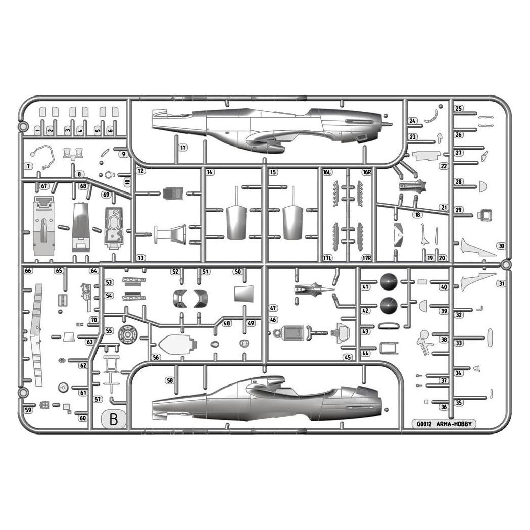 Arma Hobby P-51D Mustang Very Long Range (70073)