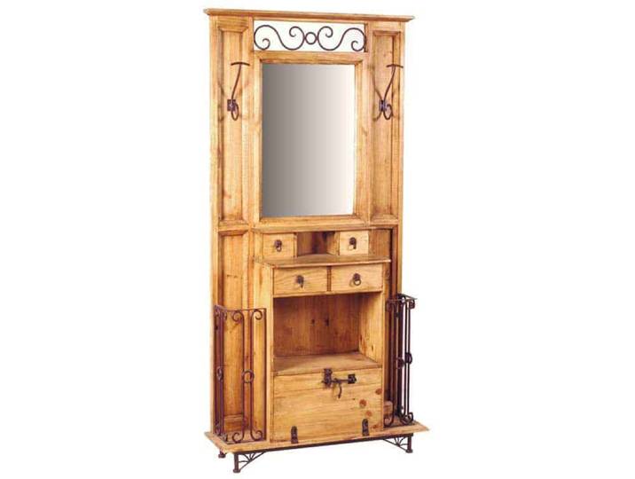 MiaMöbel Mexico Garderobe Massivholz Pinie Landhaus Mexiko Möbel Mexikanisch