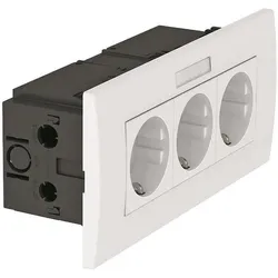 OBO Bettermann, Steckdose, SDE-RW D0RW3B Steckdose Weiss