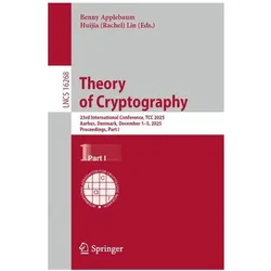 Theory of Cryptography, Fachbücher von Benny Applebaum, Huijia Lin