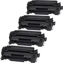 4 Kompatible Toner ersetzt Canon 724 Multipack schwarz