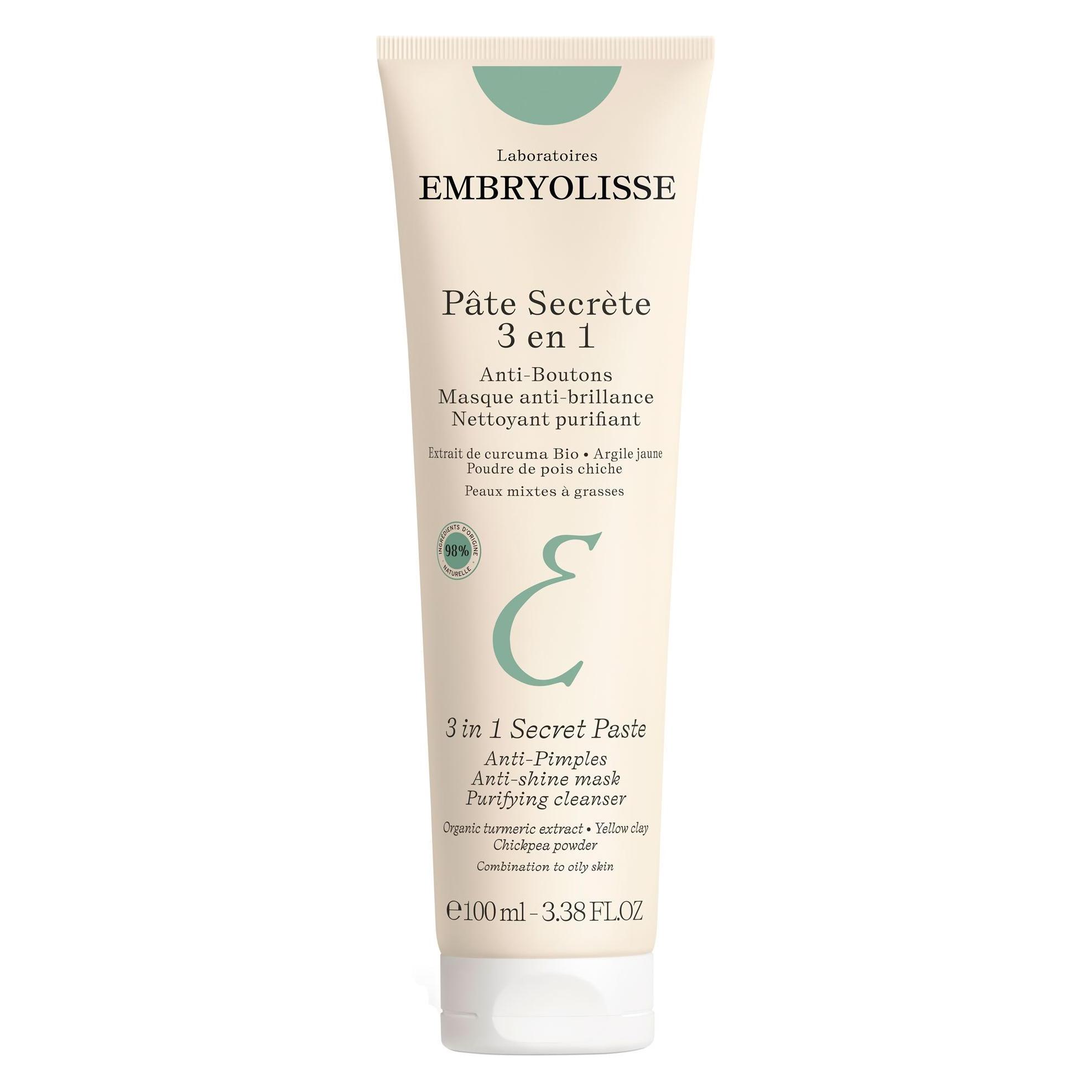 Embryolisse 3 In 1 Secret Paste (Reinigungstücher Gesicht, 140 g) (EMB705000)
