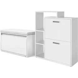 Vicco, Schuhschrank, Orlando mit Sitzbank (80 x 39 x 90 cm)