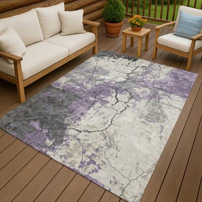 Addison Rugs Machine Washable Indoor/ Outdoor Modern Crackle Chantille Rug