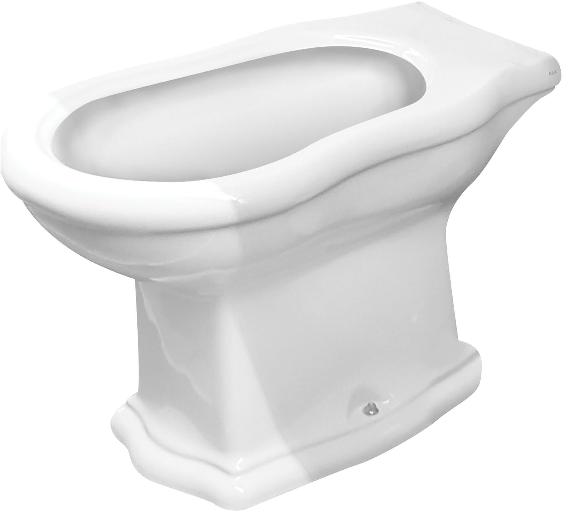 AXA VASO  SERIE CONTEA A TERRA SCARICO PAVIMENTO IN CERAMICA BIANCA