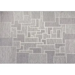 Peyer Syntex In- & Outdoorteppich Jersey B188 silber 60x110 cm