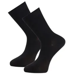 Trofe Bamboo Socks 2P Schwarz Gr 39/42 Damen