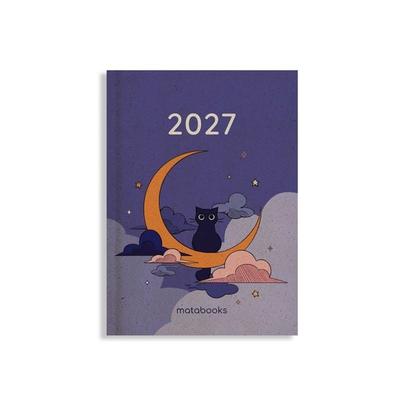 matabooks – A6 Kalender Samaya 2027 Farbe: Lunar Violet (DE/EN)