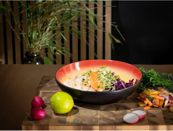 Assiette à soupe Hot 6 pièces Ø 22cm Rouge/Rouge