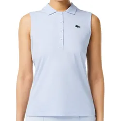 Lacoste Golf UD Damen kurzarm Polo hellblau