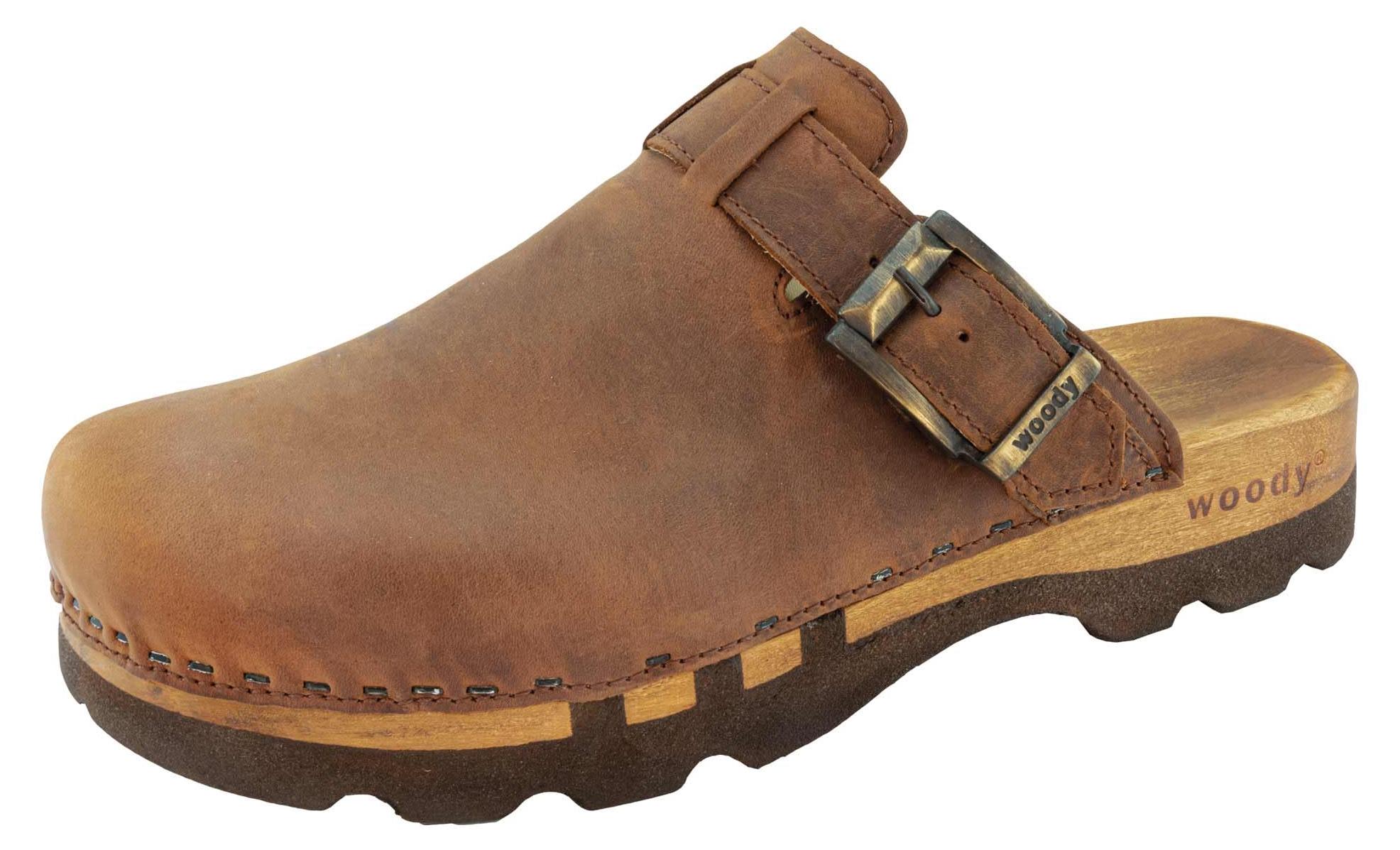 woody Herren Lukas Clog, Tabacco, Größe 46