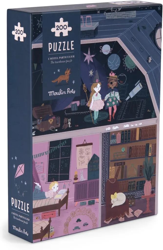 Moulin Roty Puzzle L'hôtel particulier - Les Parisiennes Multicolore taille unique