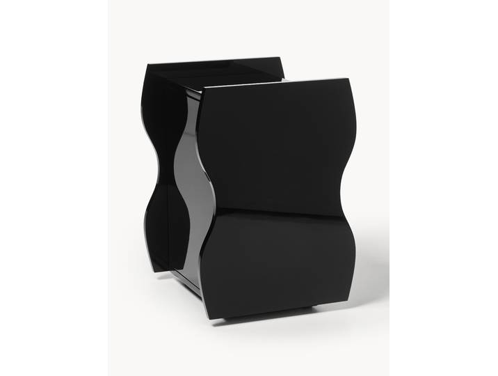 Table de chevet haute brillance Emina