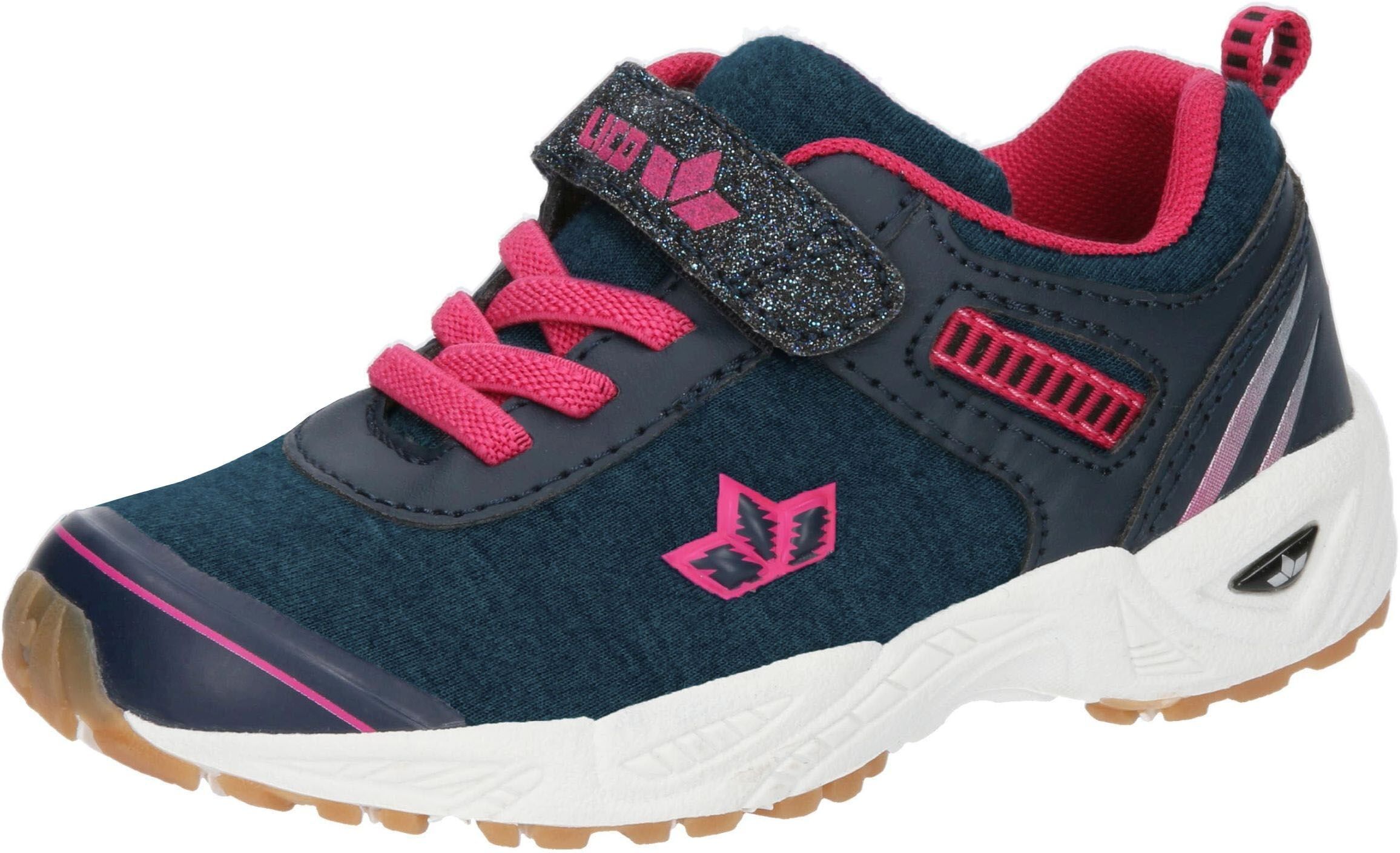 Hallenschuh LICO "Sportschuh Barney VS", Mädchen, Gr. 26, rosa, Synthetik, Schuhe Hallenschuh rosa 26