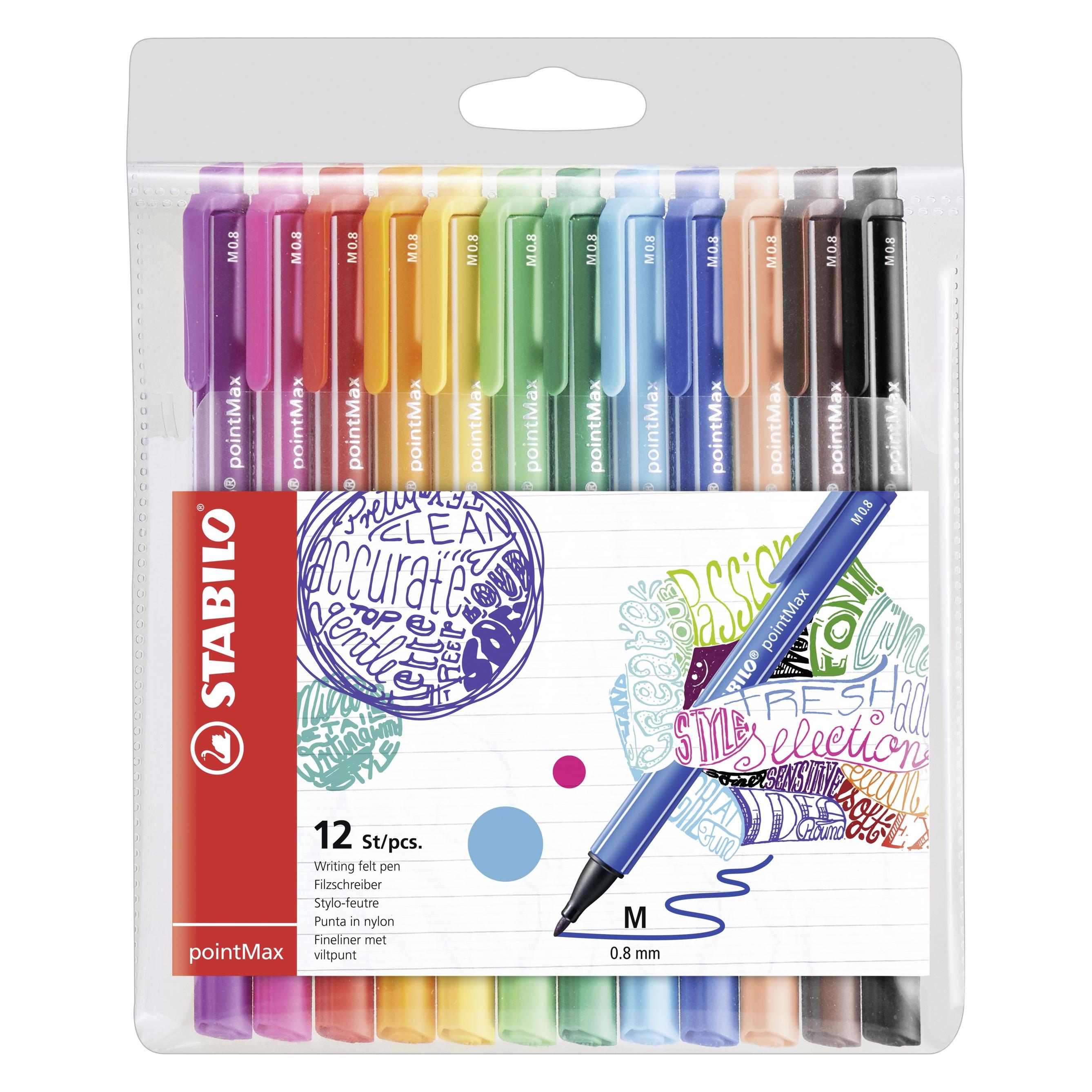 Stabilo pointMax Filzschreiber (12x) (488/12-01)