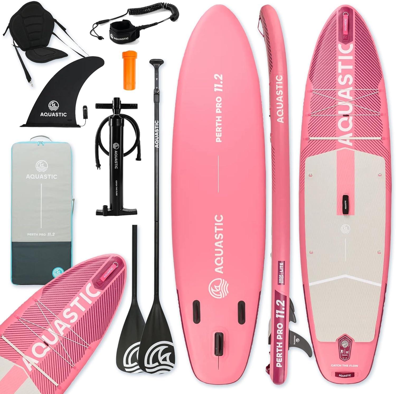 Komplettes SUP-Set mit Kajaksitz und 2-in-1-Paddel, 340x86 cm, ideal für Anfänger