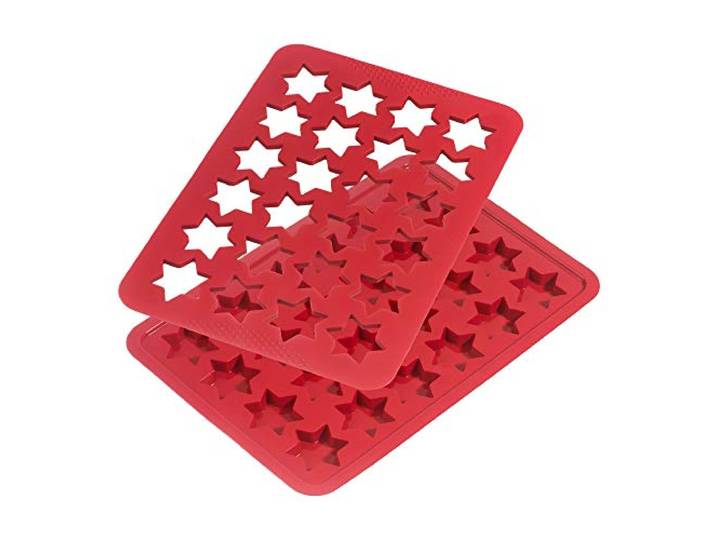 Original Kaiser Zimtsterne Backform, Silikon-Backmatte für 24 Zimtsterne, Silikon, temperaturbeständig, Silikon Backform für Pralinen, Parfait, Mousses, Eiskonfekt