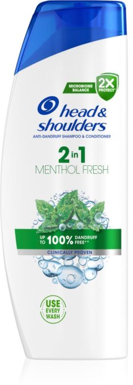 Head & Shoulders Menthol Fresh 2in1 shampoing et après-shampoing 2 en 1 anti-pelliculaire 625 ml