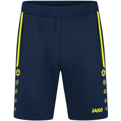 JAKO Allround Trainingsshorts Kinder marine/neongelb 140