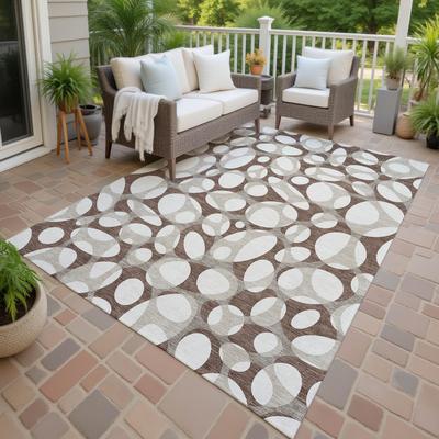 Addison Rugs Machine Washable Indoor/ Outdoor Contemporary Saline Chantille Rug