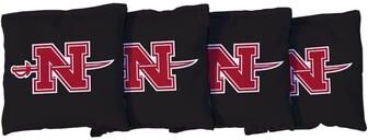Skip's Garage Nicholls State University Colonels Grey Cornhole Bags