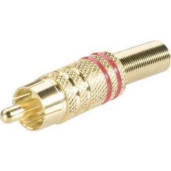 BKL Electronic 0101007 Cinch-Steckverbinder Stecker, gerade Polzahl: 2 Rot 1 St.