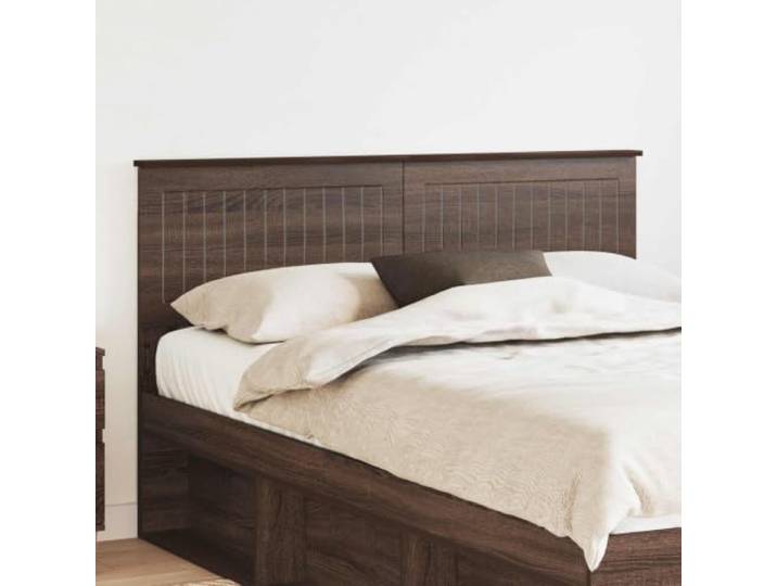 RJPLMFV Kopfteil Eiche Braun Holz Modernes Design, glatte Oberfläche, einfache Wartung, einfache Montage für 2 Personen