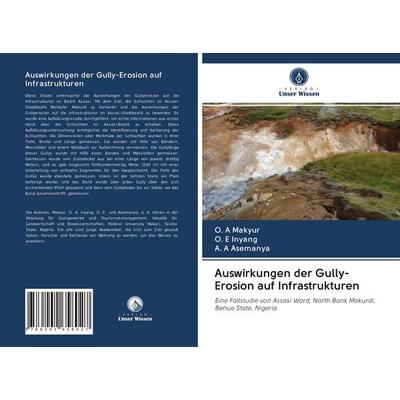Auswirkungen der Gully-Erosion auf Infrastrukturen, Taschenbuch von O. A. Makyur,O. E. Inyang,A. A. Asemanya, BoD - Books on Demand, 978-620-2-65802-7