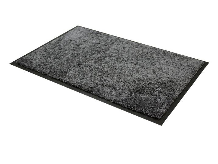 Schmutzfangmatte mit rutschfester Rückseite, Grau, Größe 117 (Schmutzfangmatte, 90x150 cm)