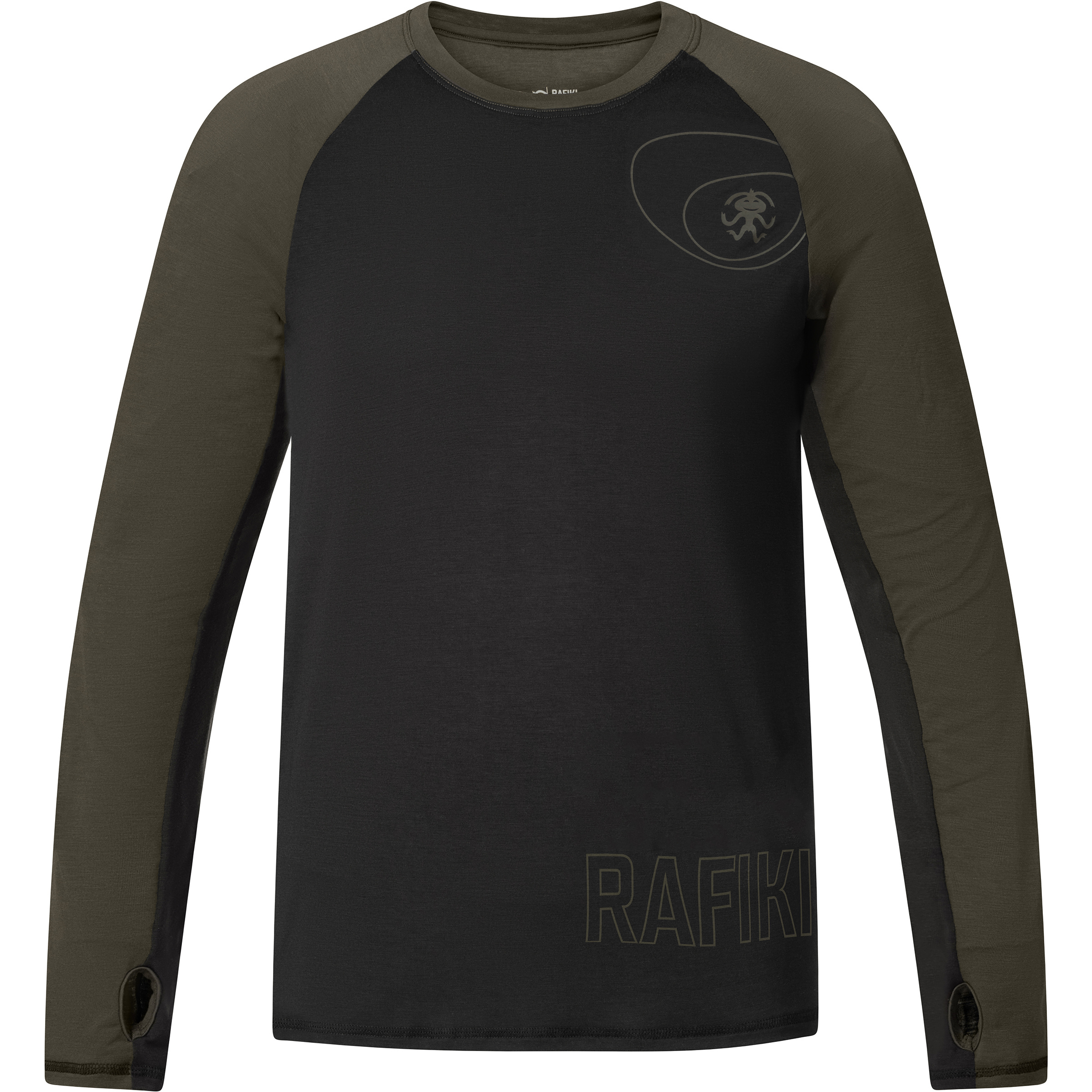 Rafiki Zenith Herren Longsleeves schwarz Größe S Geruchsneutralisierend