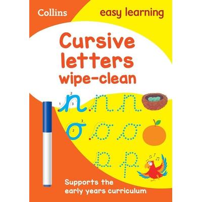 Cursive Letters Age 3-5 Wipe Clean Activity Book, Taschenbuch von Collins Easy Learning, HarperCollins, 978-0-00-833583-0