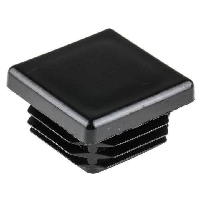 RS PRO Rohrstopfen, quadratisch Schwarz (6290136)