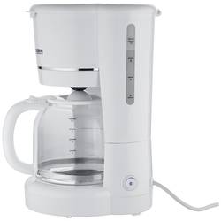 Severin KA 4323 Kaffeemaschine Weiß Fassungsvermögen Tassen=10 Warmhaltefunktion, Glaskanne