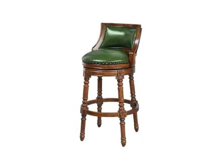 Höhenhocker Hoher Hocker, Rückenlehne, Bar, Drehstuhl, Barstuhl(Green)