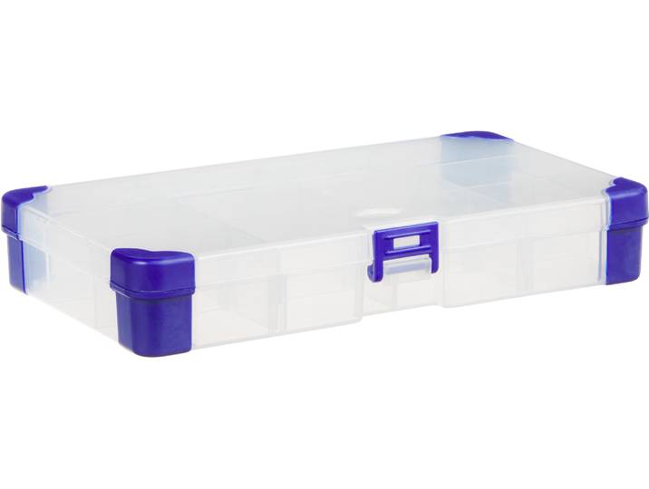 Mehrzweckbox D Blau-Transparent 3 × 11 cm