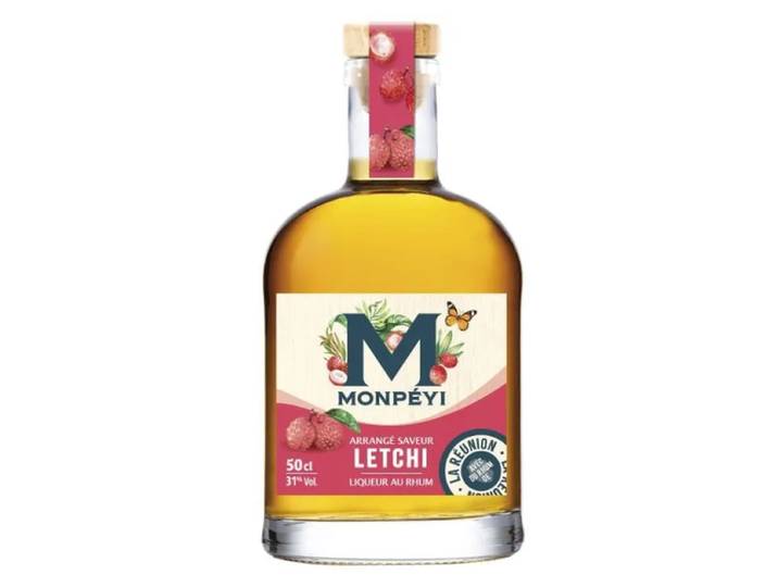 MONPÉYI Liqueur au rhum arrangé saveur litchi 31° - 50 cl