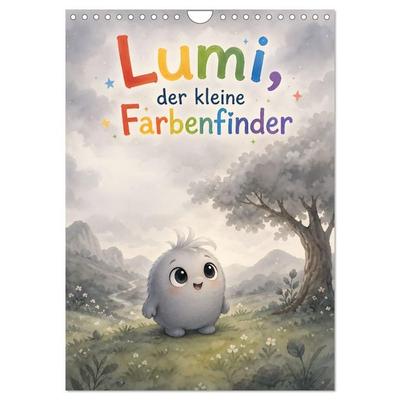 Lumi - der kleine Farbfinder (Wandkalender 2027 DIN A4 hoch), CALVENDO Monatskalender