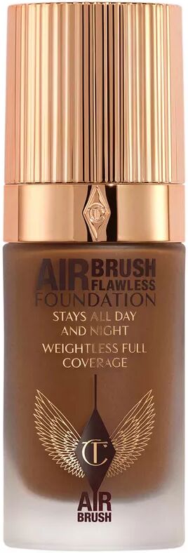 CHARLOTTE TILBURY - Airbrush Flawless Foundation – Leichte Foundation mit voller Deckkraft, 30 ml,  Warm