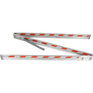 Hedue Abziehlatte 30045, aus Aluminium, 167-500cm, mit Rohr-Profil, ausklappbar