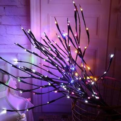Everyday Crate Radiant LED Willow Branch Lamp Battery Operated Lighted Willow Branches For Home & Holiday Decor multicolor