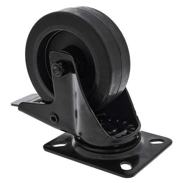 Roadworx Black Wheel Braked 100mm nero